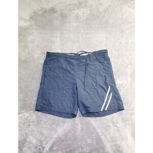 Italia Lotto Size L Blue Soccer Football Shorts Sport Running Hiking C10-11
